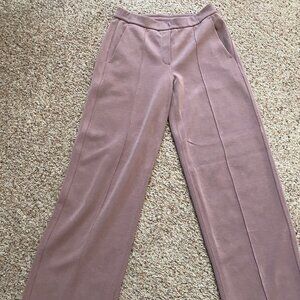 Softstreme pin tuck midrise pant in Twilight Rose- Size sm